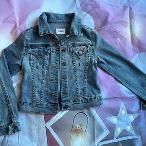 Hudson Kids Semi-Distressed Jean Jacket Small